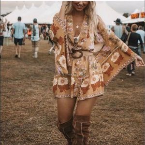 Boutique Yellow Floral Kimono